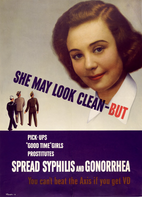 Figure 1. “She may look clean but.”