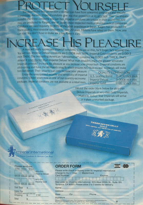 Figure 3. Imperial condom advertisement